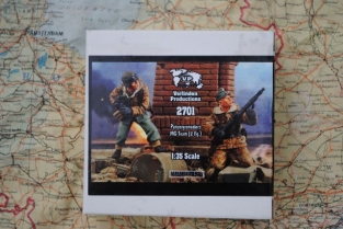 Verlinden Productions 2701 German Panzergrenadiers MG Team WWII